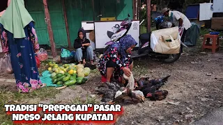 Pasar Tradisional Jelang Lebaran Ketupat Buka Habis Subuh Hanya Pasaran Pon & Kliwon Saja