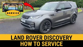 Land Rover Discovery Oil filter Air filter Oil Change Engine Service Oil Level Check Range Rover