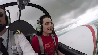 Daniel West's Aerobatic Flight Experience