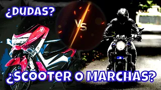 ¿Scooter o Moto de Marchas? ¿Qué elegir?