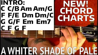 A Whiter Shade of Pale by Procol Harum Guitar Lesson WITH TABS