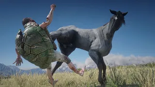 Playing as the Fastest Horse from Red Dead Online in Red Dead Redemption 2 PC