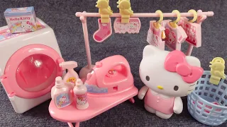 9 Minutes Satisfying with Unboxing Hello Kitty Laundry Set ASMR