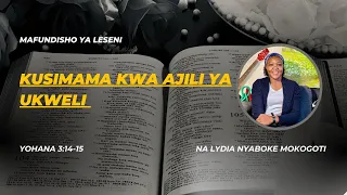 KUSIMAMA KWA AJILI YA UKWELI (Yohana 3:14-15) LESSON 4 Q2