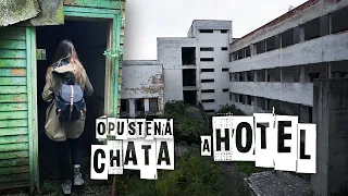 Malá chatka a opustený hotel s bazénom (URBEX)