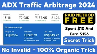 ADX Loading Method 🤑 Adsense & ADX Loading Trick 2024 | Paid Method Free