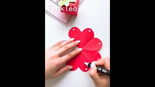 How to Make 3D Strawberry Gift Bag