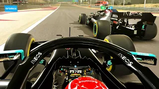 F1 2020 GEORGE RUSSELL MERCEDES GAMEPLAY! - Sakhir GP Bahrain Alternative Layout Race