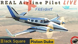 Is this the best Piston Twin in MSFS?! | Real Pilot | Freight Dog Flying |#msfs2020 #justflight #b60