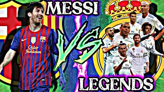 2009 Messi VS Real Madrid Legends (Ronaldo-Zidane-Bale-Kaka)