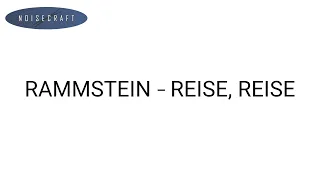 Rammstein - Reise, Reise Drum Score