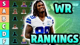 UPDATED Wide Receiver Dynasty Rankings & Tiers (With Rookies/Post Free Agency)