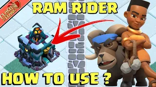 Th13 Ram Rider Attack Strategy || Ram Rider Clash of Clans || Coc Ram Rider Attack