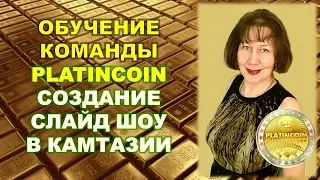 Platincoin Создание слайд шоу в Камтазия студио (Camtasia Studio)Обучение команды платинкоин