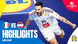 They are no longer unbeaten! | France vs. Austria | Highlights | Men's EHF EURO 2024