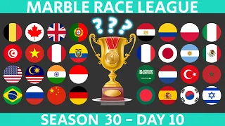 Marble Race League Season 30 DAY 10 Marble Race in Algodoo