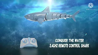 2.4G Remote Control Shark Toy 1:18 Scale High Simulation Shark 