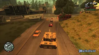 GTA San Andreas - Rampage In Countryside + Six Star Escape And Lore Friendly, Sa Style Mods