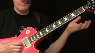 Guitar Lesson - AC DC Style ( Hard Rock Rhythm & Lead )