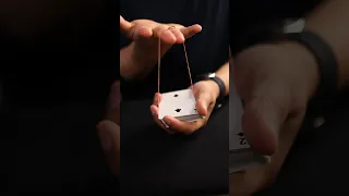 Learn “Card Through Rubber Band” in 60 seconds!