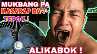 ASMR MUKBANG ALIKABOK -tibay ng sikmura (army of the galaxy) alieneo tv