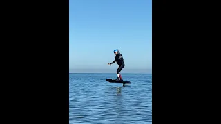 Efoil -Unreal conditions and amazing Drone footage on an Electric Hydrofoil Fliteboard