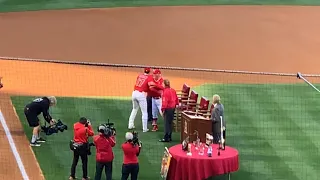 Shohei Ohtani MVP ceremony Part 1