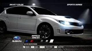 NFS Hot Pursuit - Presenting Subaru Impreza WRX STI - Sports Series