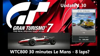 GT7 WTC 700 30 minute Le Mans Honda RA272 65 Easy Credits Grind update 1 30 How to win Gold Tutorial