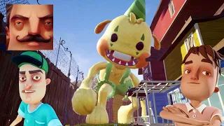 Hello Neighbor - My New Neighbor Poppy Playtime Big Bunzo Bunny Boss Act 2 Door Gameplay Walkthrough