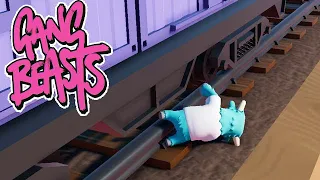 GANG BEASTS - I'm No Longer Part of the Party Train [Melee] - Xbox One Gameplay