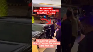 Lihat Pengawal Presiden Tak Sembarangan untuk Membuka Pintu Mobil