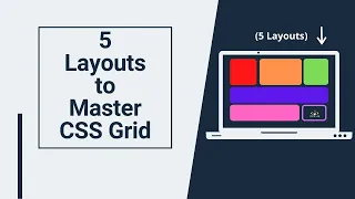 Master CSS Grid 2024 | build 5 CSS Grid Layouts 🔥 | Beginner - Master | Responsive Design | CSS Grid