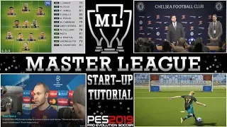 PES 2019 | Master League Startup Tutorial - Tactics, Transfers, Training & Finances!
