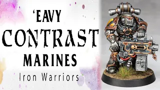 'Eavy Contrast Marines - Iron Warriors