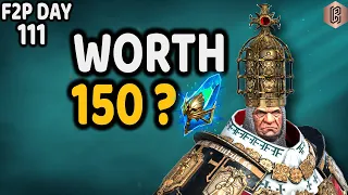 F2P Day 111: Archbishop Pinthroy worth 150 Ancient shards? Raid: Shadow Legends