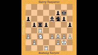 Anatoly Karpov vs Garry Kasparov, 1984 #chess #chessgame