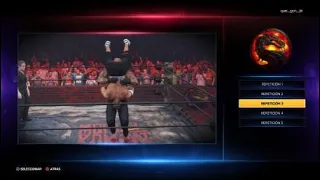 WWE 2K23 MORTAL KOMBAT STAGE THE UNDERTAKER VS JOHN CENA EXTREME RULES