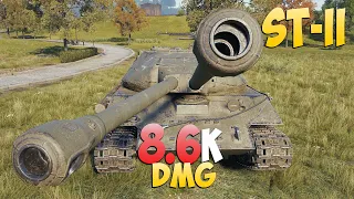 ST-II - 4 Kills 8.6K DMG - Doubling! - World Of Tanks