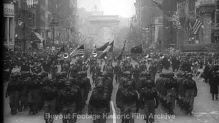 Historic Archival Stock Footage WWII - New York Salutes Airborne Div. Homecoming