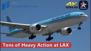 [4K] Tons of Heavy Arrivals and Departures at Los Angeles International Airport | Los Angeles | LAX