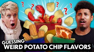 Guess That Weird Chip Flavor! (Lobster, Wasabi, Churro, Onion Soup)