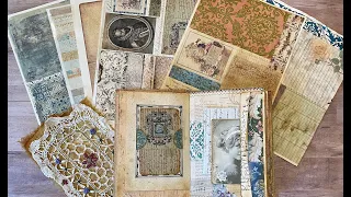 VINTAGE COLLAGE VOL. 1 Pt. 3:  Pockets, Tucks, Flips, Journal Cards & Tags + Preview Ephemera Kit