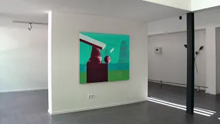 René Korten, exhibition 'Wipe Into The Now' in Hilvaria Studio's, Hilvarenbeek, NL, 2019