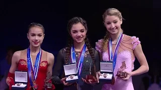 2017 Russian Nationals - Ladies medal award ceremony