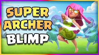 13 Tips To Become A PRO With CLONED SUPER ARCHER Blimp!! Clash of Clans TH15