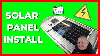 Renault Trafic Campervan Conversion - Solar Panel Install
