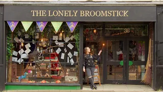 SHOP TOUR: THE LONELY BROOMSTICK | Harry Potter Inspired Shop, Scotland 🧹