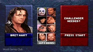 WWF WrestleMania: The Arcade Game (Sega 32X) Walkthrough BRET HART Intercontinental Championship