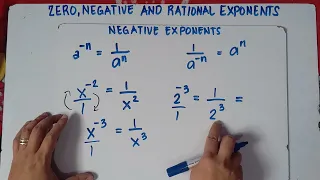 Zero, Negative and Rational Exponents | Explain In Detailed |